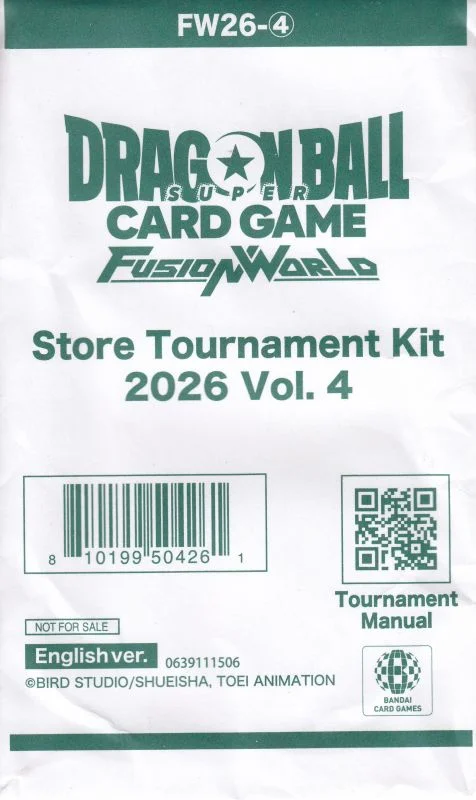 Store Tournament Kit 2026 Vol. 4 – Kit nagród Eventu Store Tournament 2026 Vol. 4 w Dragon Ball Super Card Game Fusion World